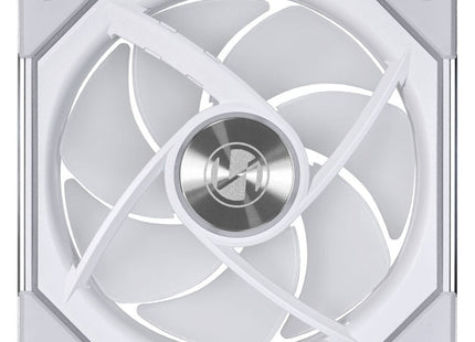 Lian Li Uni Fan SL-INF 120 RGB Wit Triple Pack - Fan niet draaiend achterkant
