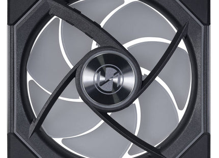 Lian Li Uni Fan SL-INF 120 RGB Zwart Triple Pack - Fan niet draaiend achterkant