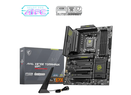 MSI MAG X870E Tomahawk WiFi - Verpakking met inhoud