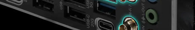 MSI X870 GAMING PLUS WIFI - Netwerk met hoge bandbreedte en lage latentie