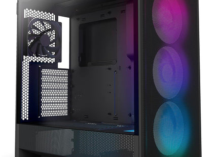 NZXT H5 Flow RGB Black 2024 - Vooraanzicht