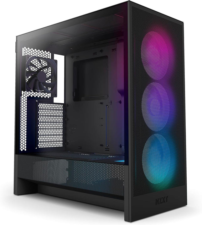 NZXT H5 Flow RGB Black 2024 - Vooraanzicht