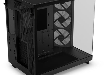 NZXT H6 Flow RGB Black - Linker achterkant boven