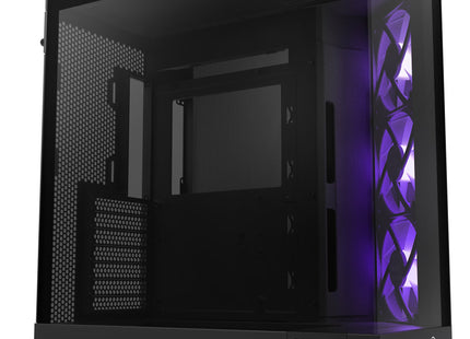 NZXT H6 Flow RGB Black - Vooraanzicht