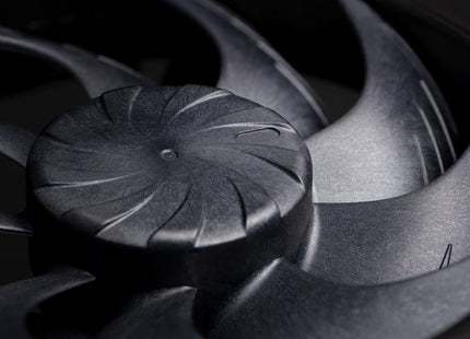 Noctua NF-A12x25 G2 PWM chromax.black - Closeup hub
