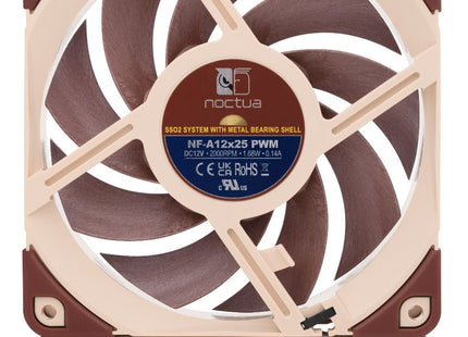 Noctua NF-A12x25 PWM - Achteraanzicht