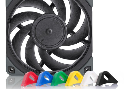 Noctua NF-A12x25 PWM chromax.black.swap - Vooraanzicht