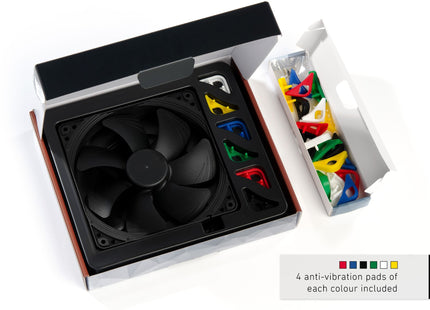 Noctua NF-A14 PWM Chromax.Black.Swap - Inhoud verpakking