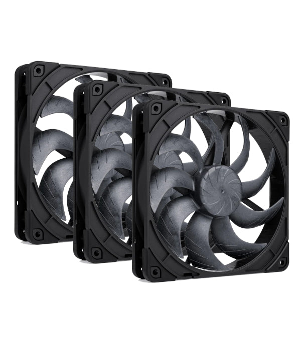 Noctua NF-A14x25 G2 PWM chromax.black Triple Pack Bundel