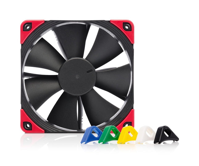 Noctua NF-F12 PWM Chromax.Black.Swap - Vooraanzicht