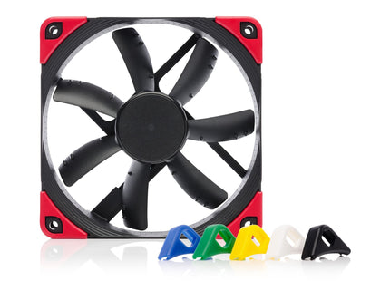 Noctua NF-S12A PWM Chromax.Black.Swap - Vooraanzicht