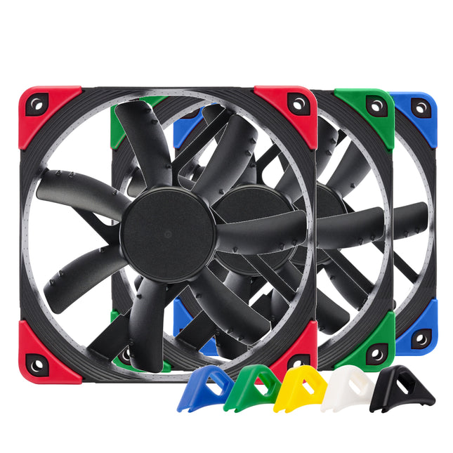 Noctua NF-S12A PWM Chromax.Black.Swap Triple Pack - Bundel