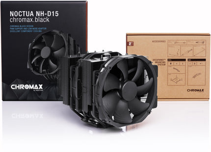 Noctua NH-D15 chromax.black - Product met verpakking