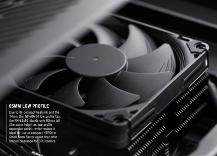 Noctua NH-L9x65 chromax.black - 65mm hoge CPU lucht koeler