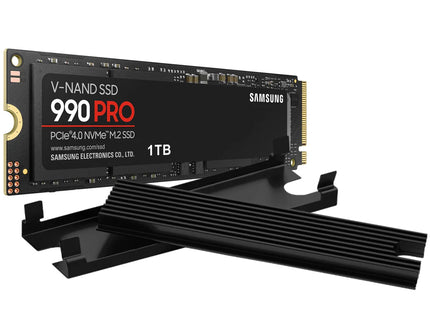 Samsung 990 PRO 1TB + Thermal Grizzly M.2 SSD-koeler Bundel