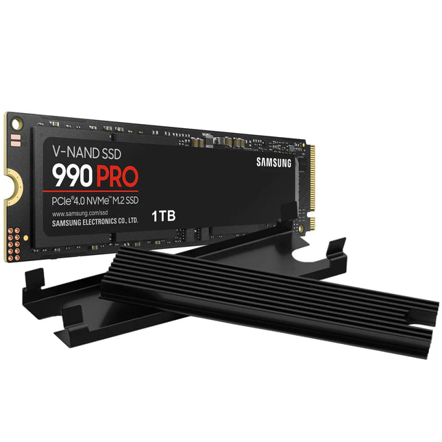 Samsung 990 PRO 1TB + Thermal Grizzly M.2 SSD-koeler Bundel
