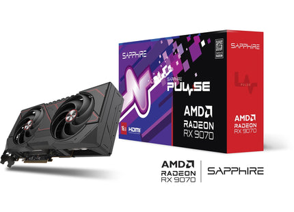 Sapphire Pulse Radeon RX 9070 - AMD Product met verpakking