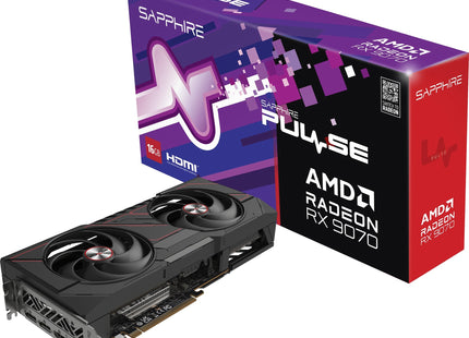 Sapphire Pulse Radeon RX 9070 - Product met verpakking