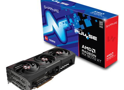 Sapphire Pulse Radeon RX 9070 XT - Product met verpakking