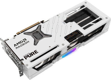 Sapphire Pure Radeon RX 9070 XT - Onderkant GPU heatsink