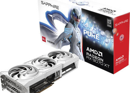 Sapphire Pure Radeon RX 9070 XT - Product met verpakking
