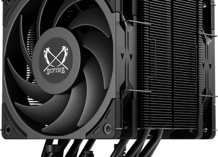 Scythe Mugen 6 Dual Fan Black Edition - Vooraanzicht
