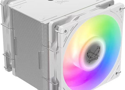 Scythe Mugen 6 Dual Fan White ARGB Edition - Linksvoor