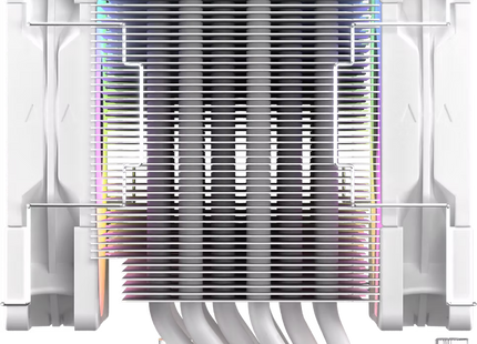Scythe Mugen 6 Dual Fan White ARGB Edition - Zijaanzicht