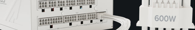 Seasonic FOCUS GX ATX 3 (2024) 850W White - ATX 3.1 en 16-pins PCIe Gen 5 kabel (12V-2x6)