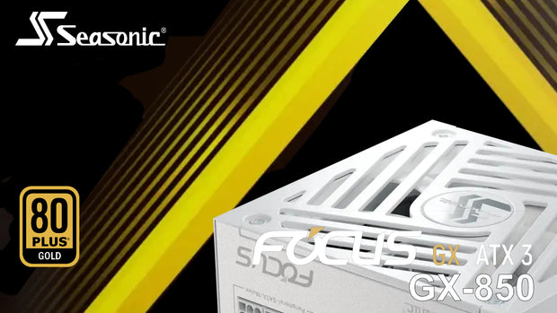 Seasonic FOCUS GX ATX 3 (2024) 850W White - Banner