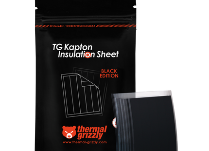 Thermal Grizzly Kapton Insulation Sheet Black - Vooraanzicht