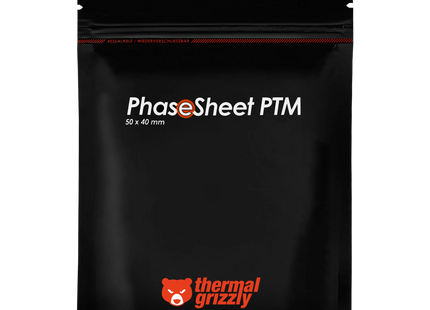 Thermal Grizzly PhaseSheet PTM 50x40mm - Verpakking