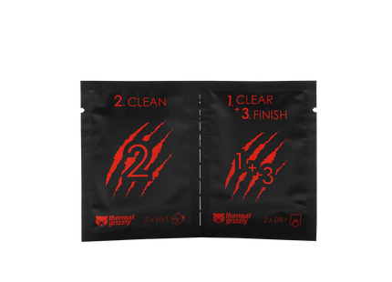 Thermal Grizzly TG Cleaning Wipes - nat en droog