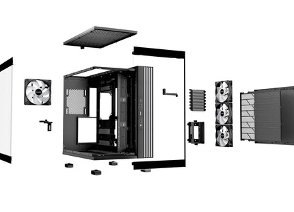 be quiet! Light Base 600 LX Black - Exploded view