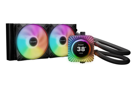 be quiet! Light Loop IO LCD 240mm Black - Vooraanzicht