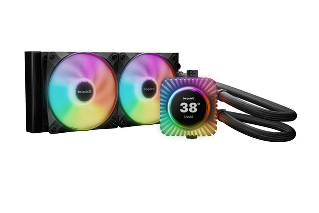 be quiet! Light Loop IO LCD 240mm Black - Vooraanzicht