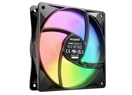 be quiet!  Light Wings LX 120mm PWM Black Triple Pack - Achterkant