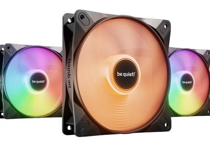 be quiet!  Light Wings LX 120mm PWM Black Triple Pack - Vooraanzicht
