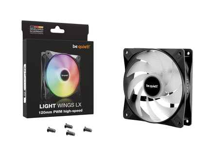 be quiet! Light Wings LX 120mm PWM high-speed - Product met verpakking