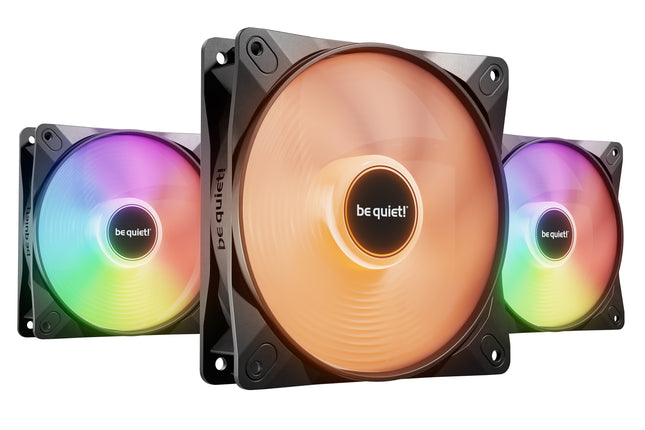 be quiet! Light Wings LX 120mm PWM high-speed Black Triple Pack - Vooraanzicht