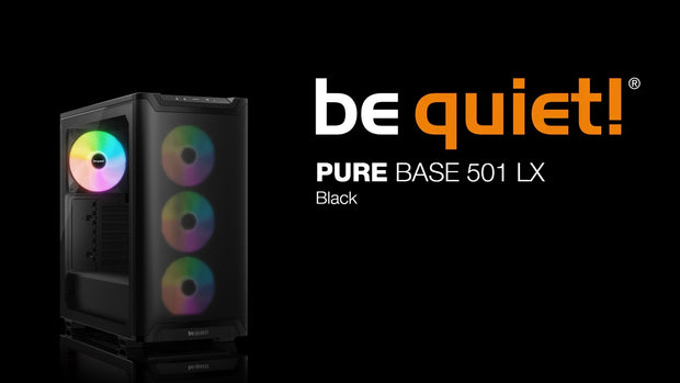 be quiet! Pure Base 501 LX Black - Banner