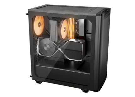 be quiet! Pure Base 501 LX Black - Build videokaart verticaal