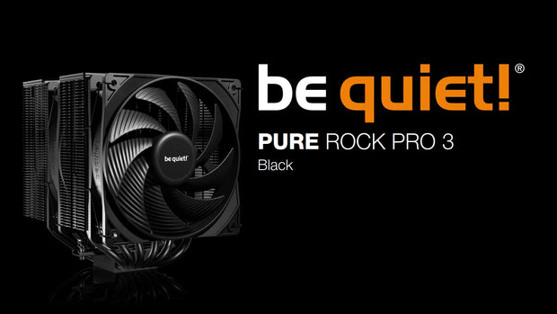be quiet! Pure Rock Pro 3 Black - Banner