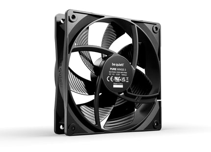 be quiet! Pure Wings 3 120mm PWM Black Triple Pack - Achterkant fan