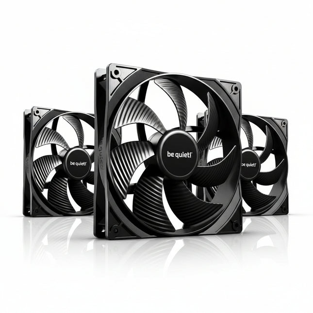 be quiet! Pure Wings 3 140mm PWM Black Triple Pack - Vooraanzicht