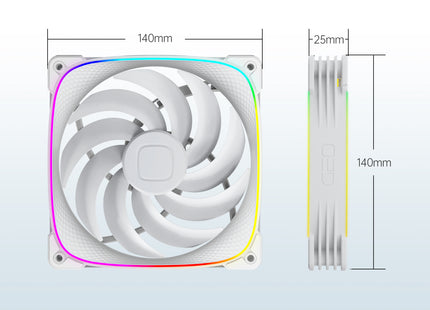 Geometric Future Squama 2503-14W Triple Pack 140mm Ventilator